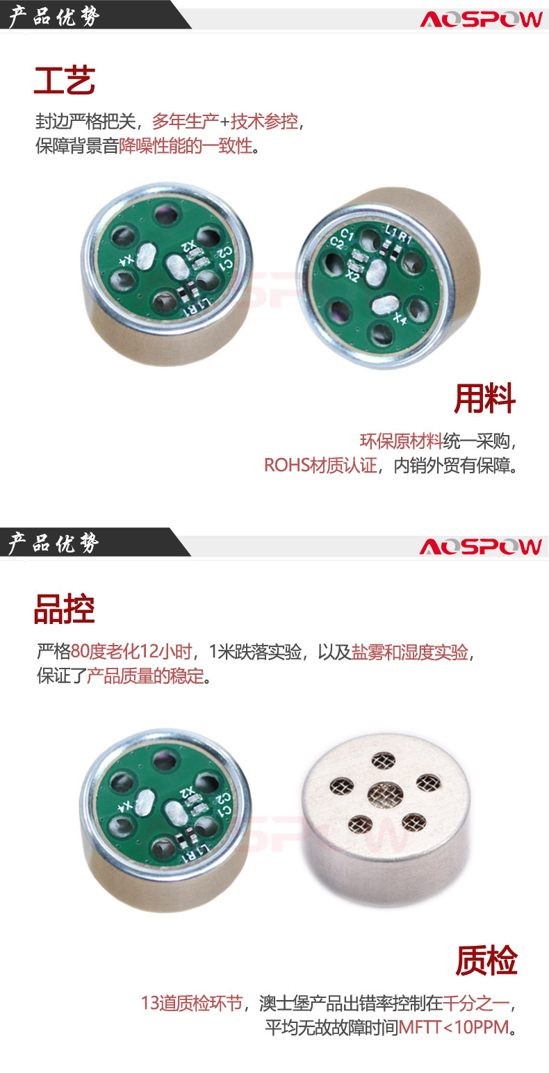 羅德麥克風(fēng)同款咪頭產(chǎn)品優(yōu)勢