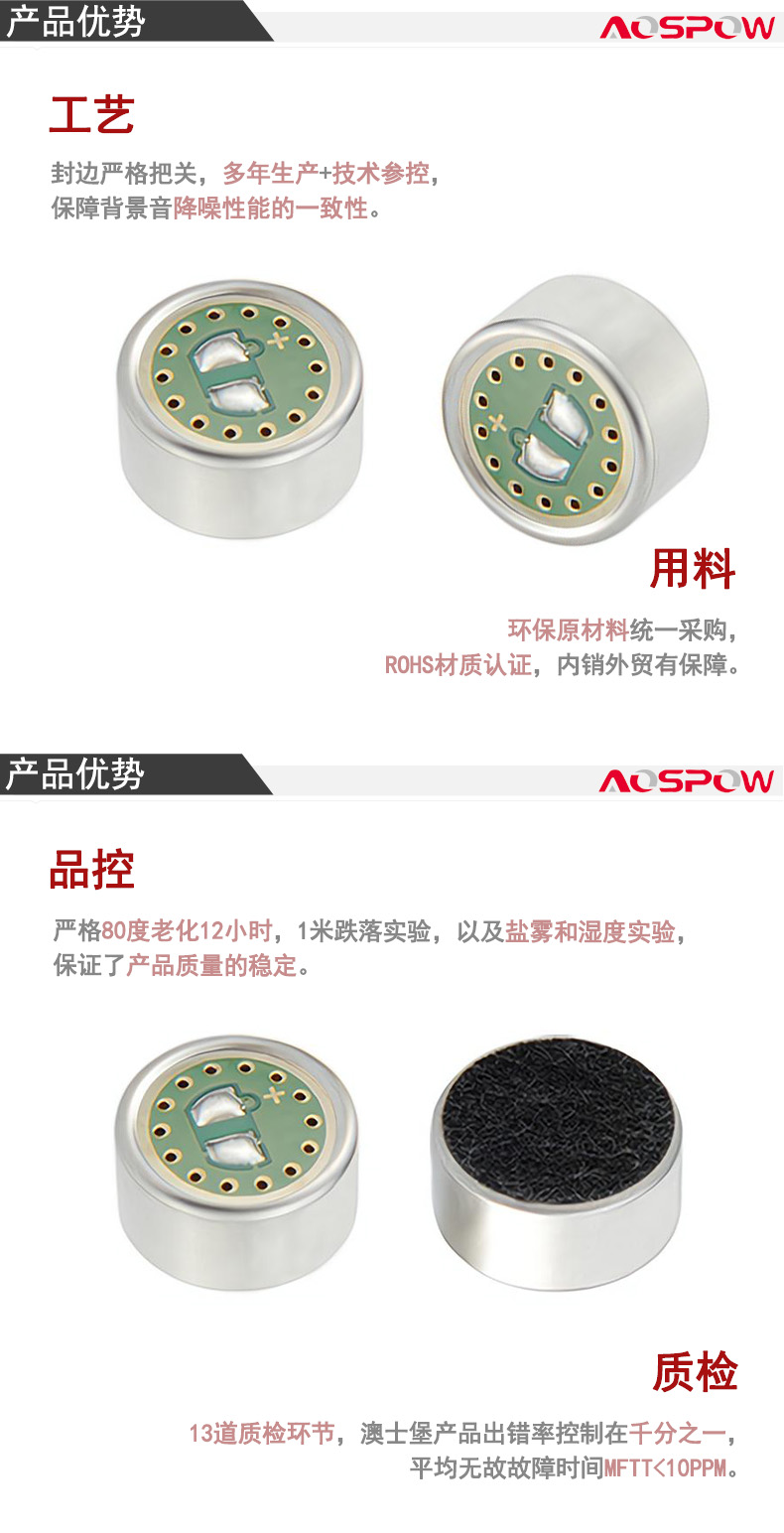 頭戴麥克風(fēng)咪頭產(chǎn)品優(yōu)勢