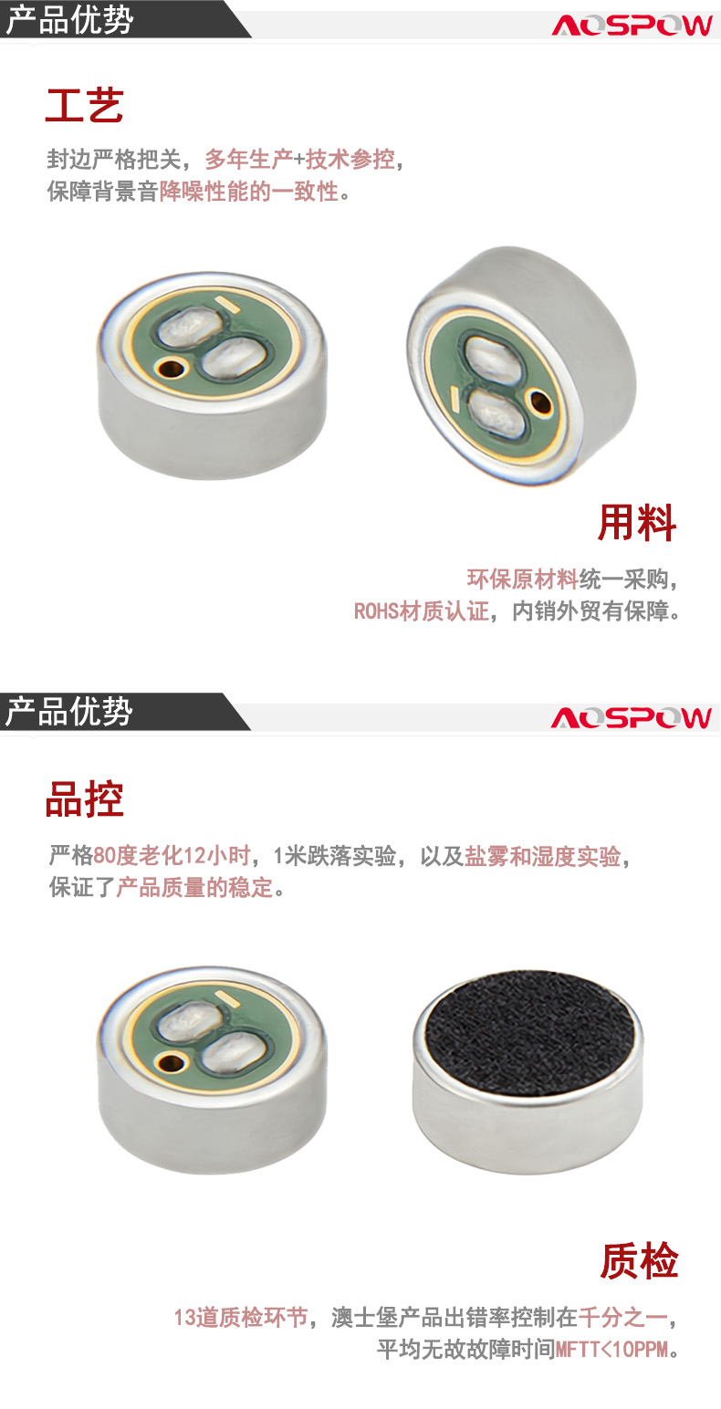4017單指向降噪咪頭產(chǎn)品優(yōu)勢