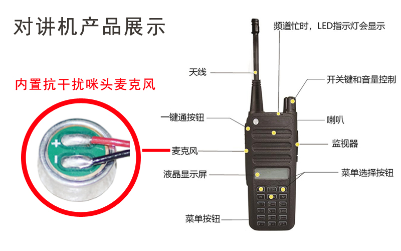 對講機咪頭麥克風(fēng)應(yīng)用案例