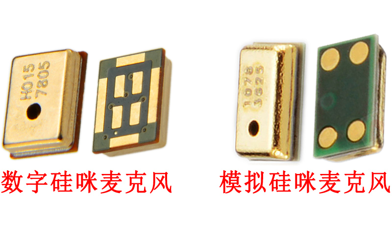 數(shù)字硅咪麥克風(fēng)與模擬硅咪麥克風(fēng)圖片展示